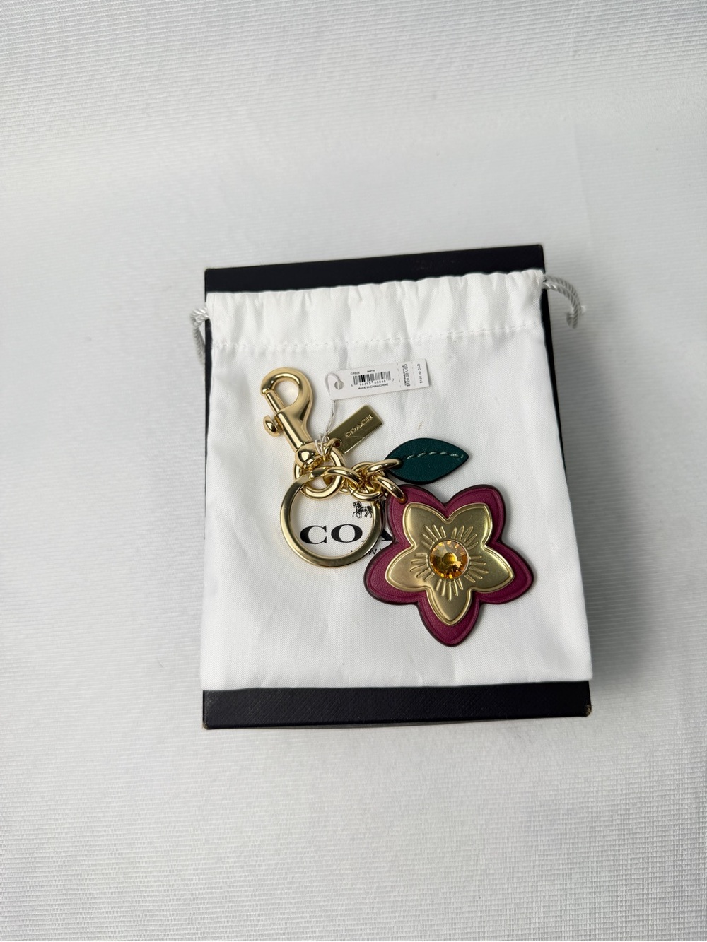 Coach Wildflower Charm/ Keychain NWT